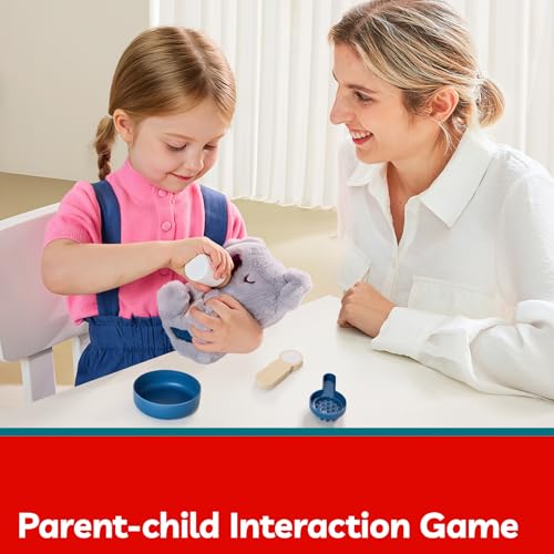 TOP BRIGHT Interactive Plush Toy, Koala Stuffed Animal with Sounds & Reactions, Electronic Interactive Pet Toys with Bottle, Pet Care Play Set Birthday for 3 4 5 Year Old Girl Boy - Image 7