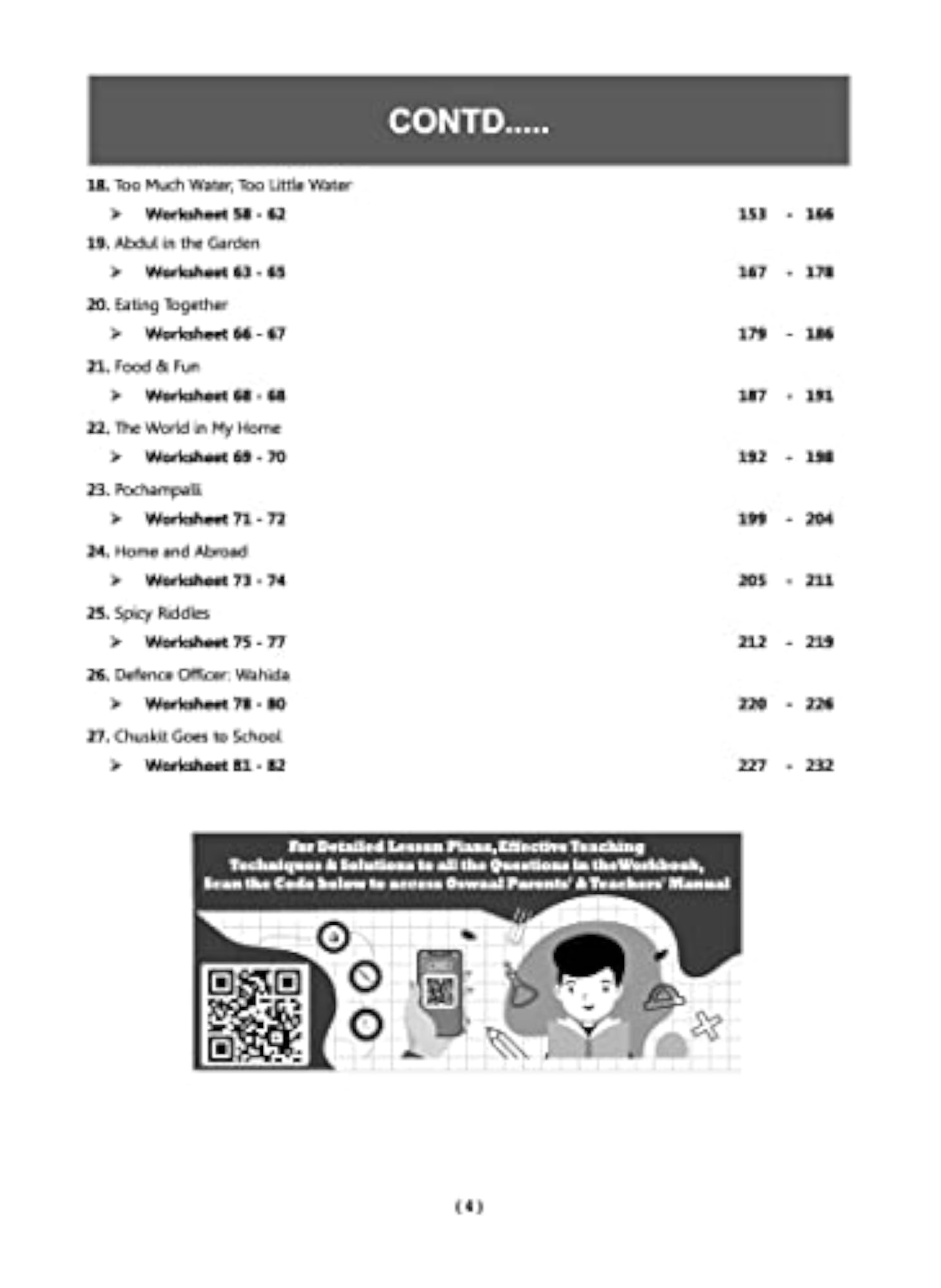 Oswaal NCERT Workbook Environmental Studies Class 4