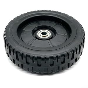 1 Packung Rasenmäher Vorderräder und Hinterräder Ersatzteil für Schubmäher, 17.8 cm/20.3 cm/10 Zoll Selbstfahrender Rasenmäher