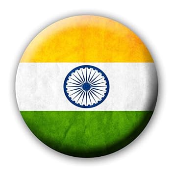 360Edutech, India Independence, Republic Day Flag PinBack Button Badge Toys for Kids Children Boys Girls Men & Women, Pure Virgin Plastic for Clothes, Dress, Fancy, Gift Accessories (Style 7)