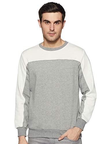 Amazon Brand – Symbol Men’s Cotton Blend Crew Neck Sweatshirt