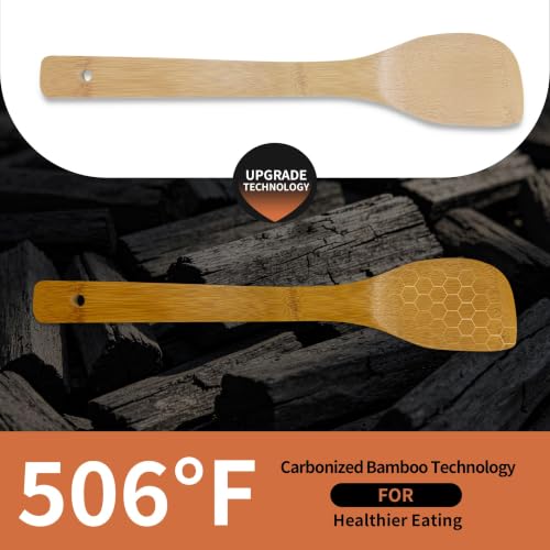Natural Carbonized Bamboo Spoons  - image 5