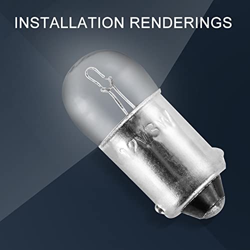 Mini bombillas indicadores 12V 3W GOOFIT 5 unidades miniatura 6