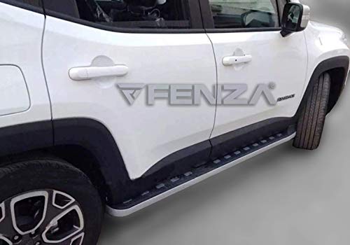 Estribos Laterales Negros para Jeep Renegade 2015-2021 miniatura 4