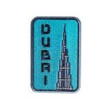 Vagabond Heart Dubai Iron On Travel Patch