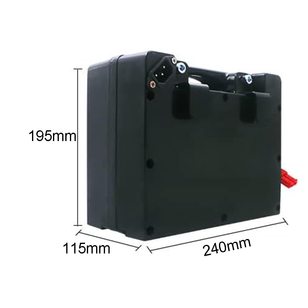Batería de Litio para Silla de Ruedas eléctrica de 24 V, 12 Ah y 18 Ah, batería de Litio Recargable de 24 V con Cargador para Motor de Silla de Ruedas eléctrica de 0 a 500 W