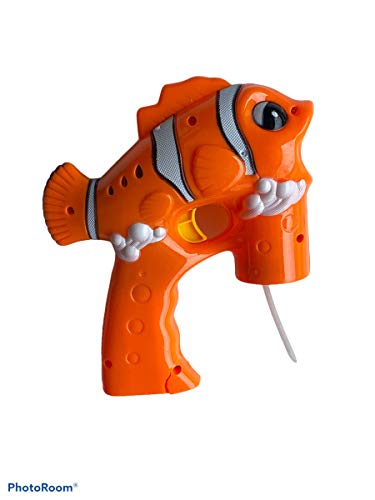 Pistola Bolha De Sabão Com Luz Led Musical Presente P/Crianças infantil