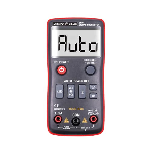 Image of ZOYI ZT-A6 6000 Counts Digital Multimeter + Automatic Identification Mode + Portable Multimeter With Button Design + Capacitance