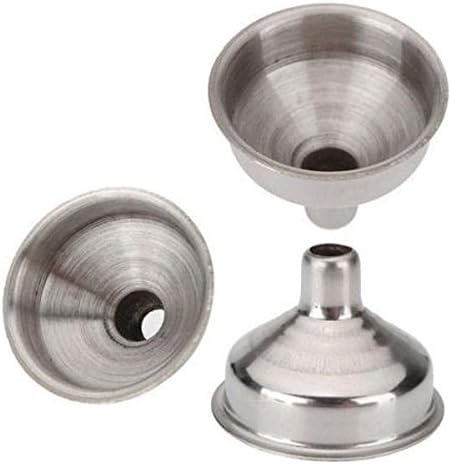 TLONiX Stainless Steel Hip Flask Funnel 8mm (3 Pack)