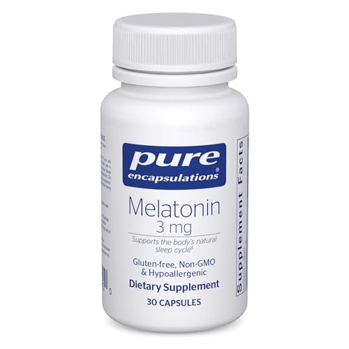 Pure Encapsulations Melatonin 3 mg - Antioxidant Supplement to Support