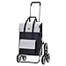 Produktbild Exklusiv Andersen Einkaufstrolley - Royal Shopper Stahlgestell Treppensteiger Milla blau 54 L Einkaufsroller, geräumig, Shopping