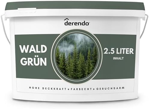 Exclusive Wall Paint Green 2.5 L, High Coverage, Interior Wall Pa...