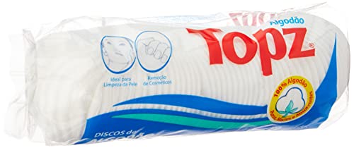 Topz Disco De Algodão 50 Unidades Branco