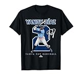 Number and Portrait Yandy Diaz Tampa Bay MLBPA T-Shirt