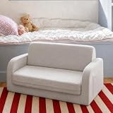 little dove 3-in-1 Extra Wide Convertible Kids Couch, Flip...