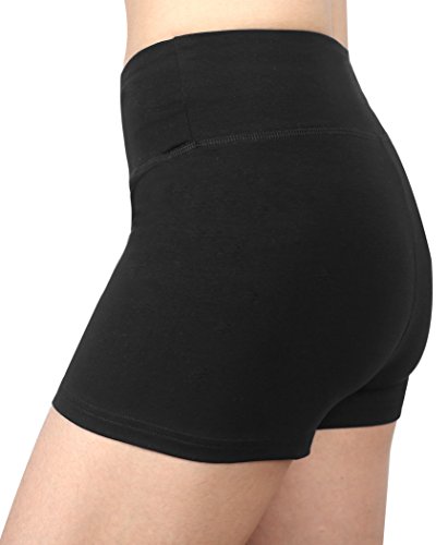Sugar Pocket Yoga Shorts Women's Basic High Waisted Short M