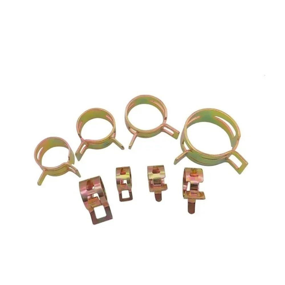 80 abrazaderas de manguera de vacío de 7 mm a 18 mm, tipo banda de resorte, for tubos de baja presión, for automóviles.