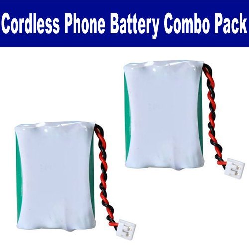 Synergy Digital Cordless Phone Batteries, Works with Philips SJB2142 Cordless Phone, Combo-Pack includes: 2 x BATT-27910 Batteries Ultra High Capacity