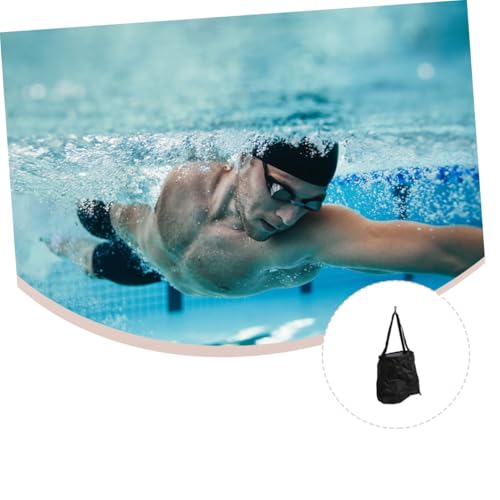 Bolsa de resistencia para natación de 43x30 cm color negro miniatura 4