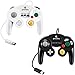 Gamecube Controller Compatible with Gamecube/Wii U/Wii/PC/Switch Controller, 2 Packs Classic Wired Gamecube Controller for Super Smash Bros with Turbo Function(2 Pack)