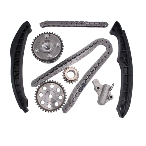 1 Set/8 Pcs Timing Chain Kit Camshaft Adjusters Fits For Audi 1.4T&1.6T 2003-2019 VW Seat Skoda 03C109158A, 03C105209AC