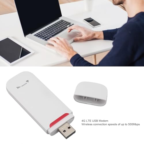 Dongle Modem USB 4G LTE da 500 Mbps, Router con Slot per Scheda SIM, Hotspot da Viaggio Portatile, Supporta Fino a 10 Utenti, Europa, Asia, Oceania, Africa, per Smartphone,