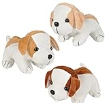Hallmark 097138665270 Assorted Color Adorable Plush Puppy Dogs (12-Pack)