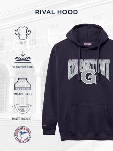 Image of JanSport NCAA Officially Licensed Rival Hoodie, Long Sleeve Unisex Sweatshirt, Cotton-Polyester Blend, Double-Layered Hood