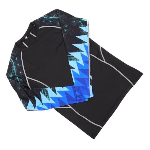 Baluue Men's Long Sleeve Compression Shirt Quick-drying Workout Clothes for Running Cycling Fitness