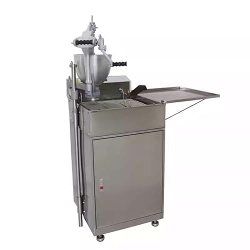 Commercial Semi-Auto Mochi Donut Maker Machine, 3000W Fryer, 9L Hopper & Adjustable Molds for Mochi/Ring/Ball Shapes, High-Capacity Bakery/Food Cart Use