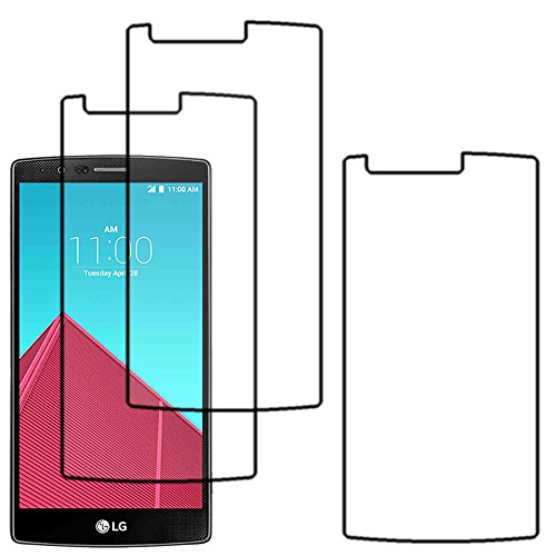 ebestStar – Set mit 3 Bildschirmschutzfolien kompatibel mit LG G4 H815, G4 Dual-LTE Bildschirmschutz, Kunststoff, weich, kratzfest [Gerät: 149 x 76,2 x 9,8 mm, 5,5 Zoll]