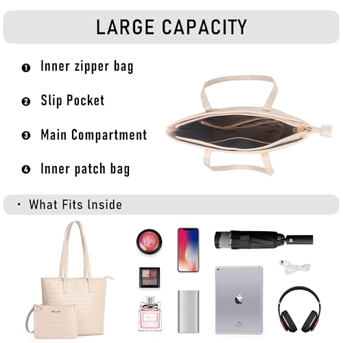 Image of Chinllo Tote Bag for Women, Medium Top Handle Handbags Purse