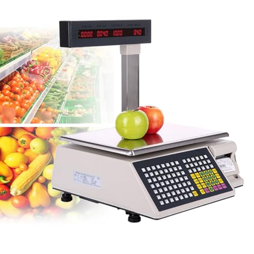 Báscula Digital con Impresora Térmica Capacidad 66 lb miniatura 1