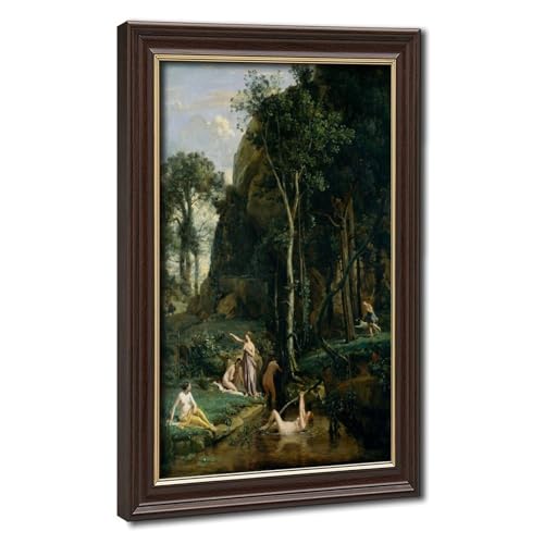 Toile Diana et Actaeon Camille Corot habillez vos murs vides avec élégance