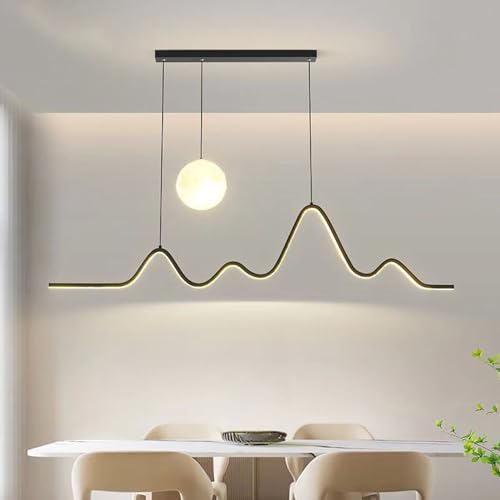 Lustre linéaire moderne pour bureau et éclairage de travail à suspendre LWX