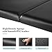 CHRUN Massage Table Portable Lash Bed Wide Massage Bed Beauty Spa Tattoo Face Cradle Height 35Inch Adjustable 2 Fold for Gift with Bag Black