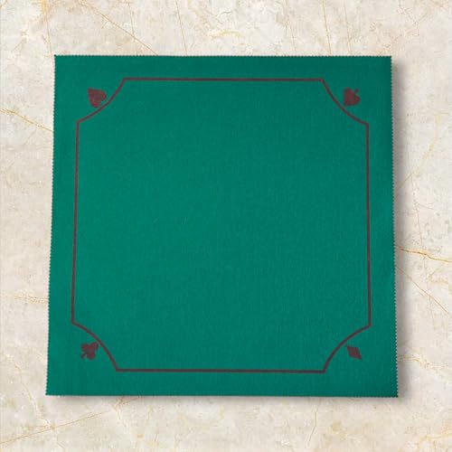 Teppich Karten - Poker Matte - Poker Spiel - Faltbare Matte Reise Poker - Reise Karten (Poker)