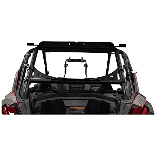 Tusk Spare Tire Carrier Heavy-Duty Roof Height Profile or Below - Adjustable for Wheel Offset Compatible with Polaris RZR Pro XP/XP 4 2020-2026