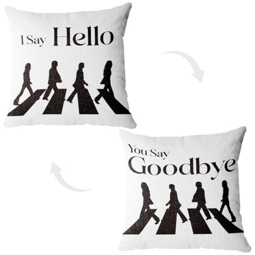 Throw Pillow Cover 98 Funny I Say Hello Cotton Decorative