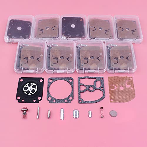 Pièce de rechange pour carburateur de tronçonneuse MS180 kit diaphragme 10 pièces RB-77