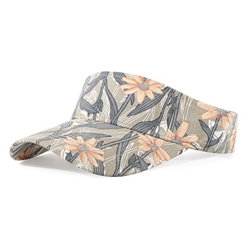 Image of HH HOFNEN Sports Sun Visor Hats Cotton Twill Ball Adjustable Sun Caps for Men Women