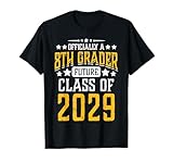 Officially a 8th Grader Future Class of 2029 First Day T-Shirt