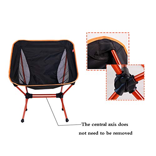 Chaise de camping pliante ultra légère en alliage d'aluminium