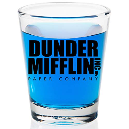 Dunder Mifflin Shot Glass - The Office Gifts - For Men And Women