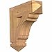 Ekena Millwork BKT06X22X22OLY03SWR Olympic Arts & Crafts Smooth Bracket, 5.5" Width x 22" Depth x 22" Height, Western Red Cedar