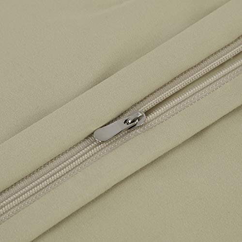 Taie oreiller long kaki 50 x 140 cm pour un sommeil de côté confortable - 6