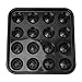 Standard Pool Ball Tray for 16 Balls, Black Plastic Pool Ball Carrying Tray, Billiard Ball Storage Tray, 16 Holes Pool Ball Tray Billiard Ball Holder Tray Snooker Ball Storage Tray
