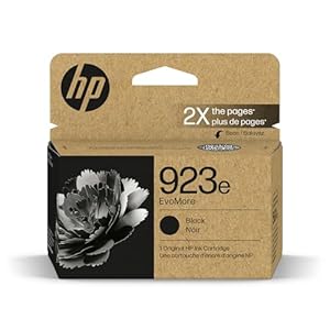 HP 923e Black EvoMore Ink Cartridge...