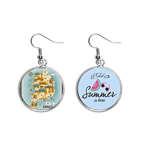 Pendientes de sandía coreanos para lucir en tus tardes de playa