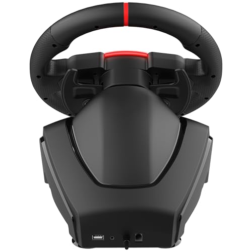 Image of SUBSONIC Superdrive 270 GT Racing Wheel Xbox Series Switch 2 /Switch PS4 PC | Steering Wheel, Dual Joysticks, Pedals, Gear Shifter for GTA 6 & Farming Simulator - Vibration, Diameter 27 cm, Rotation 270